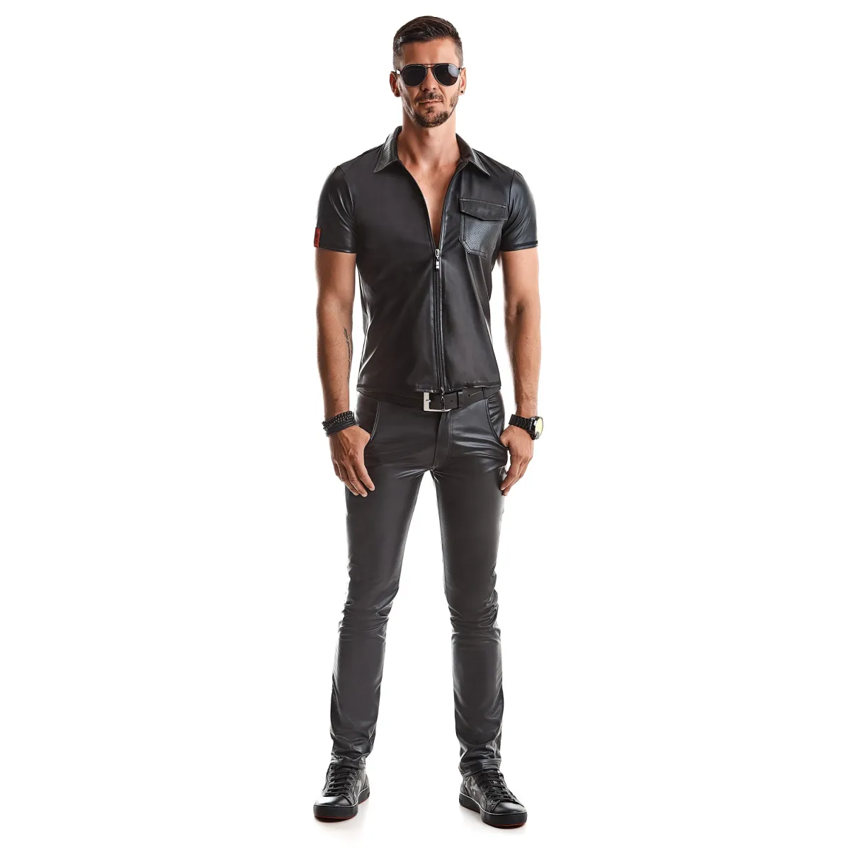 Herren T-Shirt RMEmilio001 schwarz von Regnes Fetish Planet Red Mark 2 | Fesselliebe.de