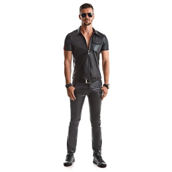 Herren T-Shirt RMEmilio001 schwarz von Regnes Fetish Planet Red Mark 2 | Fesselliebe.de