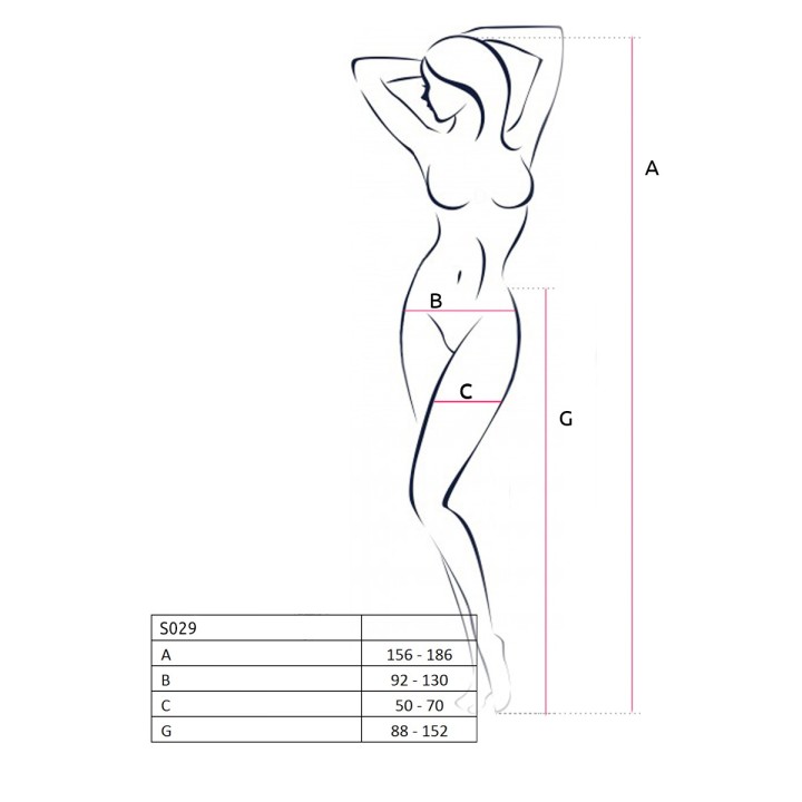 Ouvert Strumpfhose S029 rot von Passion Erotic Line | Fesselliebe.de