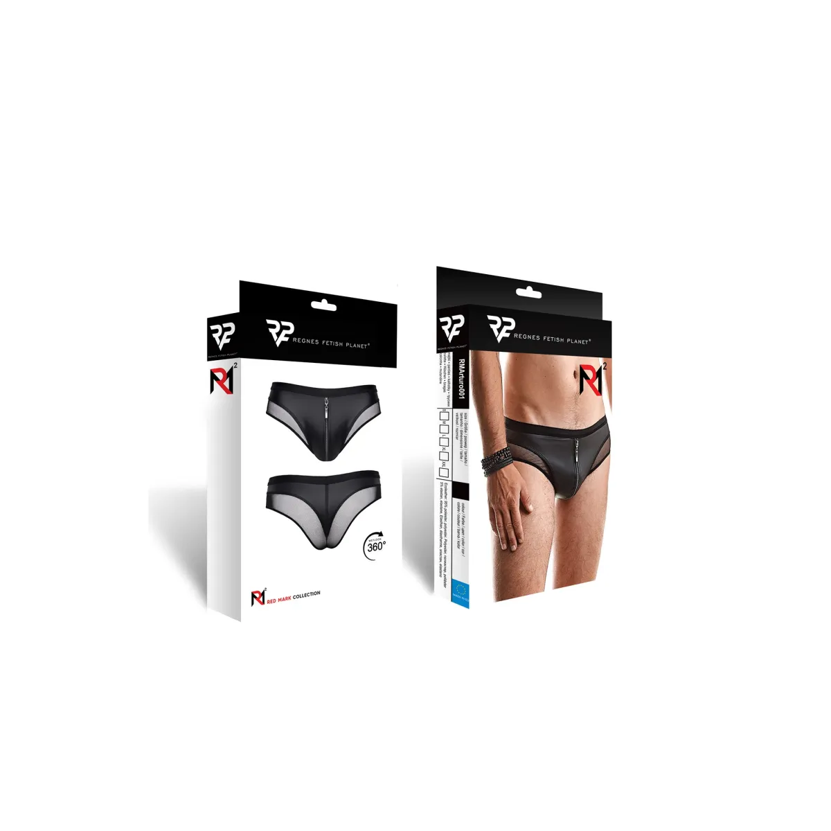 Herren Slip RMArturo001 schwarz von Regnes Fetsi Planet | Fesselliebe.de