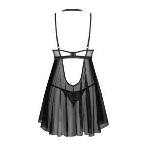 Babydoll Donarella schwarz von Obssesive