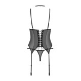 Strapshemd Set Donarella schwarz von Obsessive | Fesselliebe.de