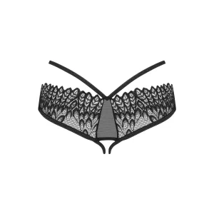 Slip ouvert Donarella schwarz von Obsessive