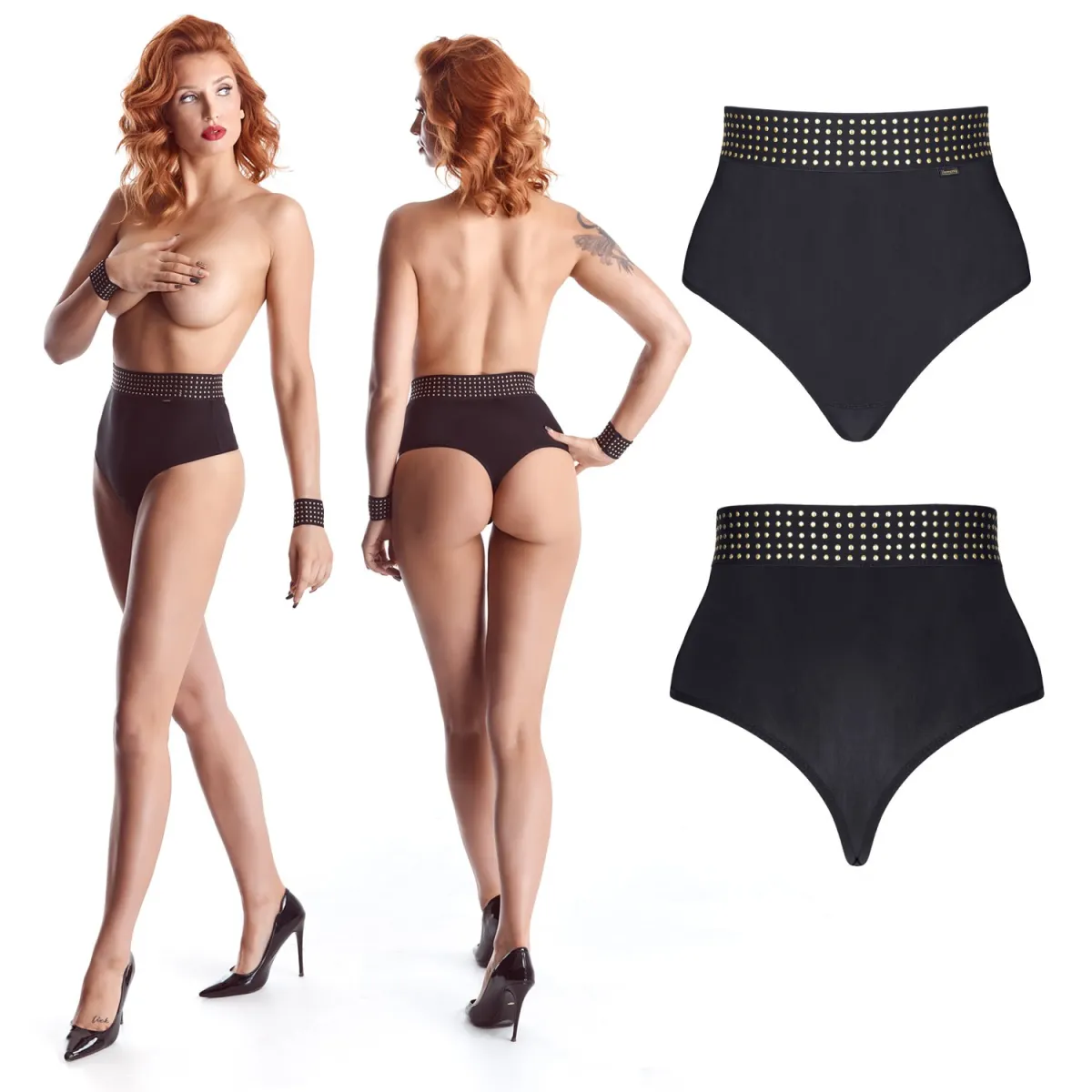 Hoch geschnittener Panty CBEmily001 von Demoniq Cash Baby Collection | Fesselliebe.de