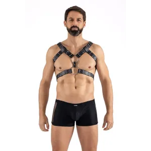 Schwarzer Schulter-Harness LM275019BLK von Look Me | Fesselliebe.de