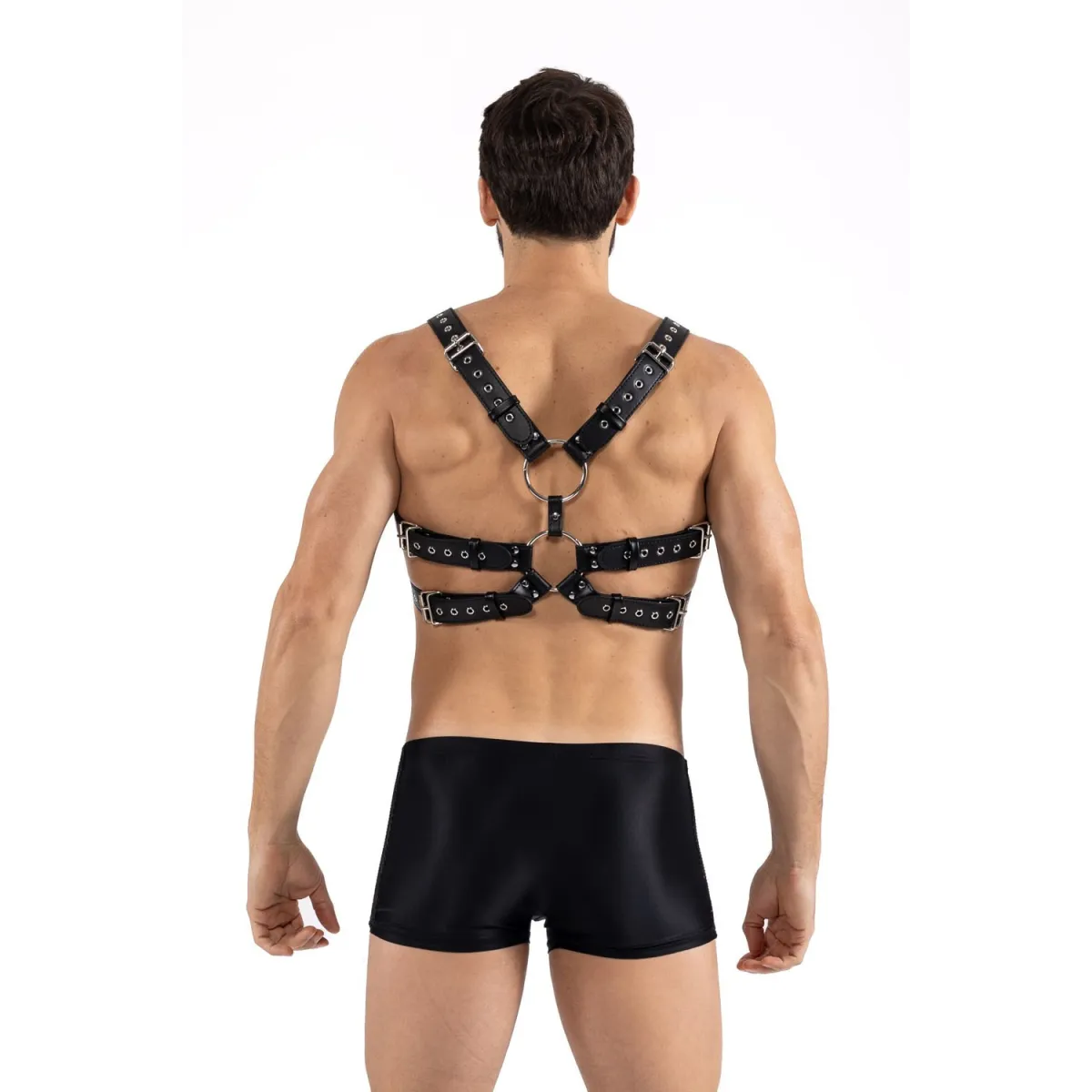 Schwarzer Schulter-Harness LM275019BLK von Look Me | Fesselliebe.de