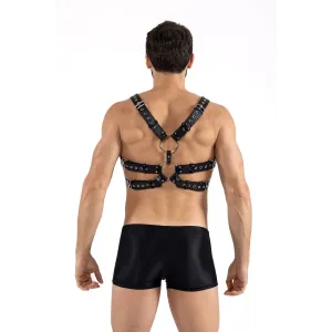 Schwarzer Schulter-Harness LM275019BLK von Look Me