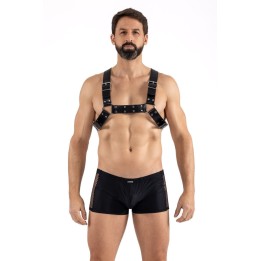 Schwarzer Schulter-Harness LM275017BLK von Look Me | Fesselliebe.de