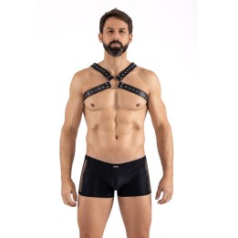 Schwarzer Schulter-Harness LM275016BLK von Look Me | Fesselliebe.de
