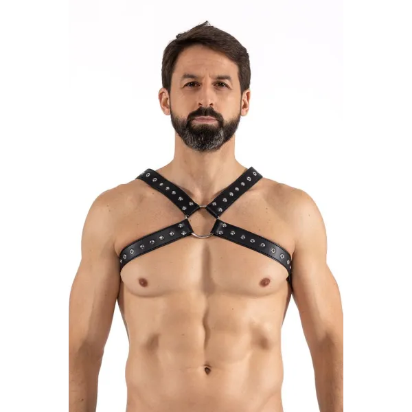 Schwarzer Schulter-Harness LM275016BLK von Look Me | Fesselliebe.de