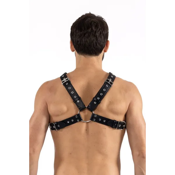 Schwarzer Schulter-Harness LM275016BLK von Look Me | Fesselliebe.de