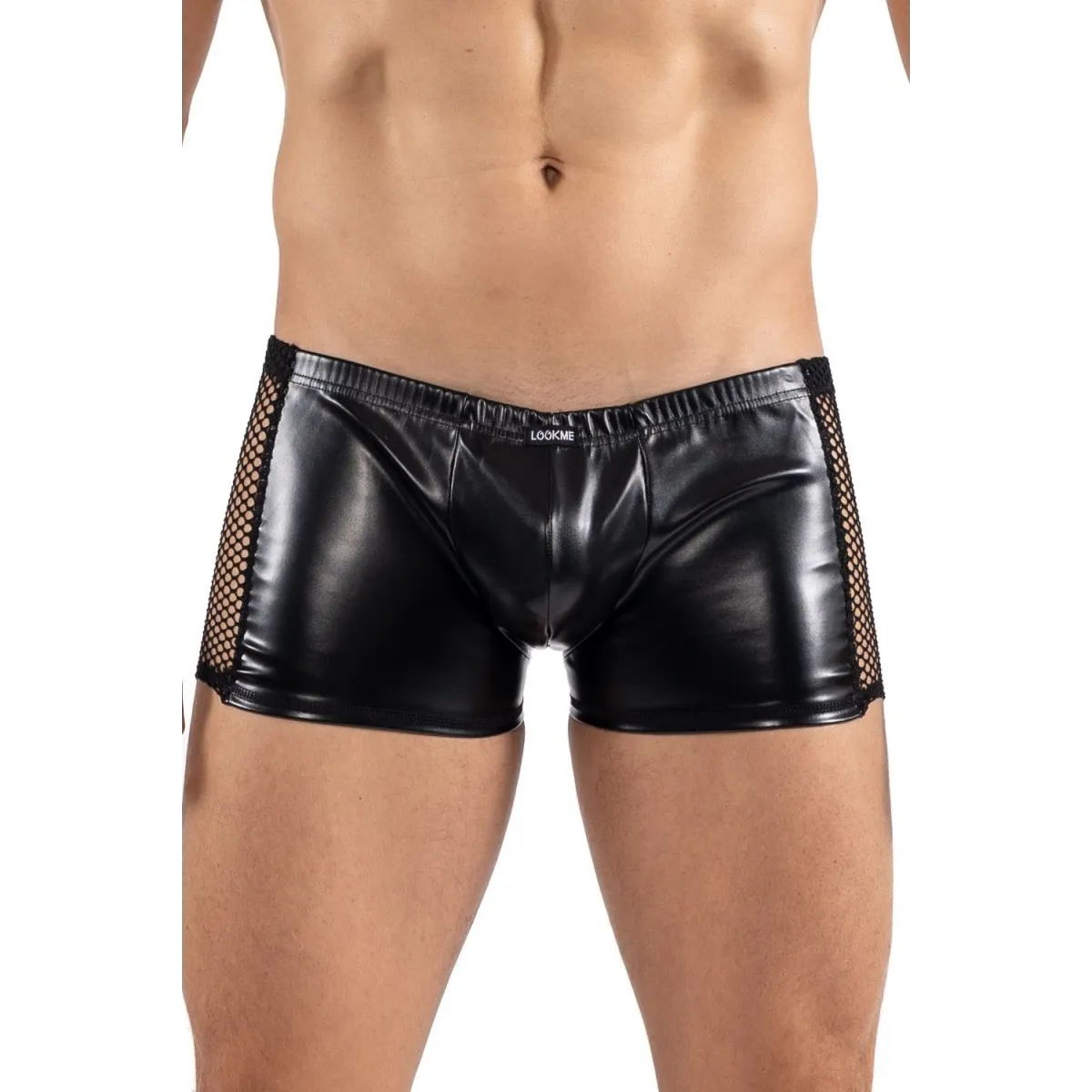 Schwarzer Herren Boxer Short 2401-67 von Look Me | Fesselliebe.de