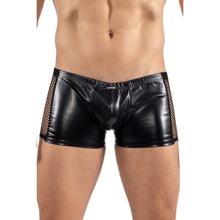 Schwarzer Herren Boxer Short 2401-67 von Look Me | Fesselliebe.de