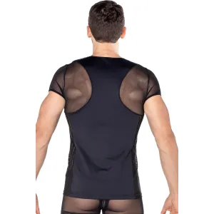 Schwarzes Herren T-Shirt 2201-81 von Look Me