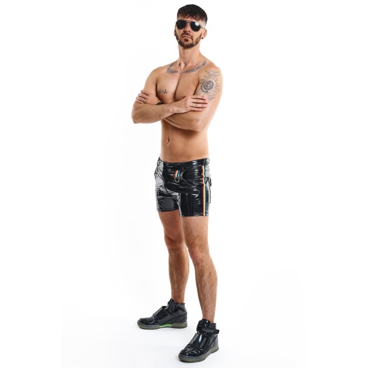 Herren Shorts RMFelicianoRBW schwarz von Pride Festih Line | Fesselliebe.de
