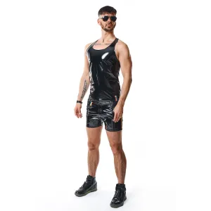 PVC Herren Tank Top RMFilippoRBW schwarz von Pride Festih Line | Fesselliebe.de