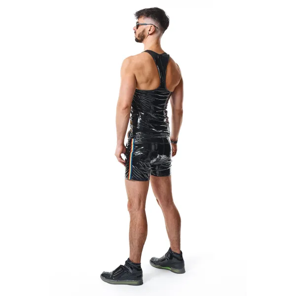 PVC Herren Tank Top RMFilippoRBW schwarz von Pride Festih Line | Fesselliebe.de
