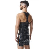 PVC Herren Tank Top RMFilippoRBW schwarz von Pride Festih Line | Fesselliebe.de