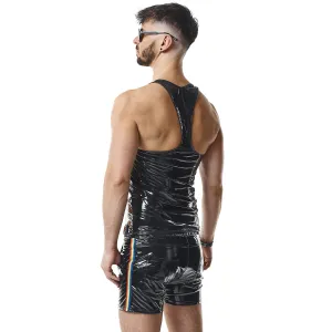 PVC Herren Tank Top RMFilippoRBW schwarz von Pride Festih Line