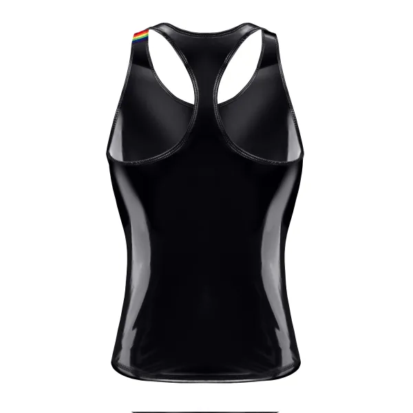 PVC Herren Tank Top RMFilippoRBW schwarz von Pride Festih Line | Fesselliebe.de