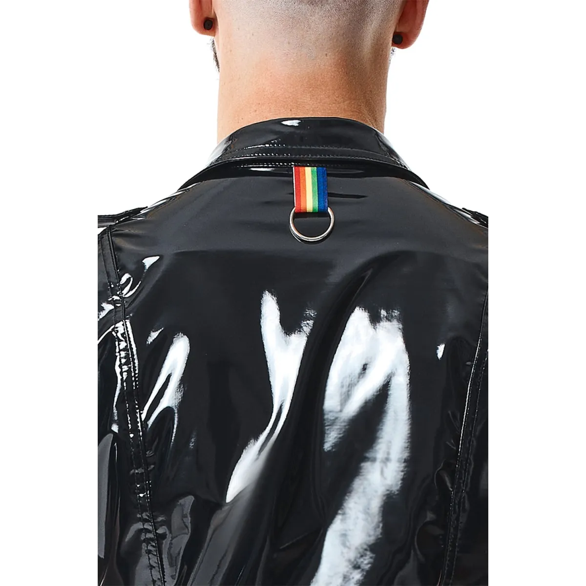 PVC Herren T-Shirt RMLuigiRBW schwarz von Pride Festih Line | Fesselliebe.de
