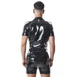 PVC Herren T-Shirt RMLuigiRBW schwarz von Pride Festih Line | Fesselliebe.de