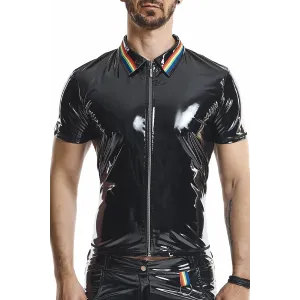PVC Herren Polo Shirt RMRemigioRBW schwarz von Pride Festih Line