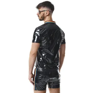 PVC Herren Polo Shirt RMRemigioRBW schwarz von Pride Festih Line