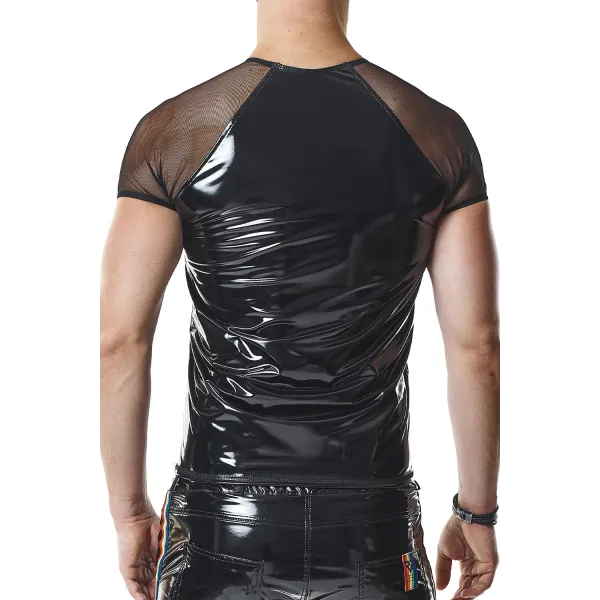 PVC Herren T-Shirt RMSandroRBW schwarz von Pride Festih Line | Fesselliebe.de
