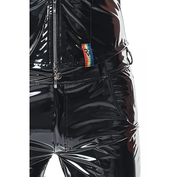 PVC Herren Weste RMTaddeoRBW schwarz von Pride Festih Line | Fesselliebe.de