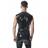 PVC Herren Weste RMTaddeoRBW schwarz von Pride Festih Line | Fesselliebe.de