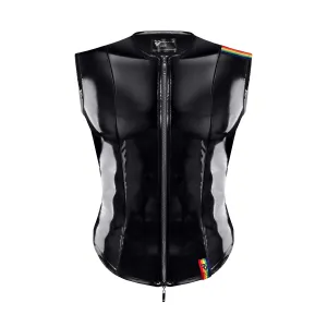 PVC Herren Weste RMTaddeoRBW schwarz von Pride Festih Line