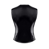 PVC Herren Weste RMTaddeoRBW schwarz von Pride Festih Line | Fesselliebe.de