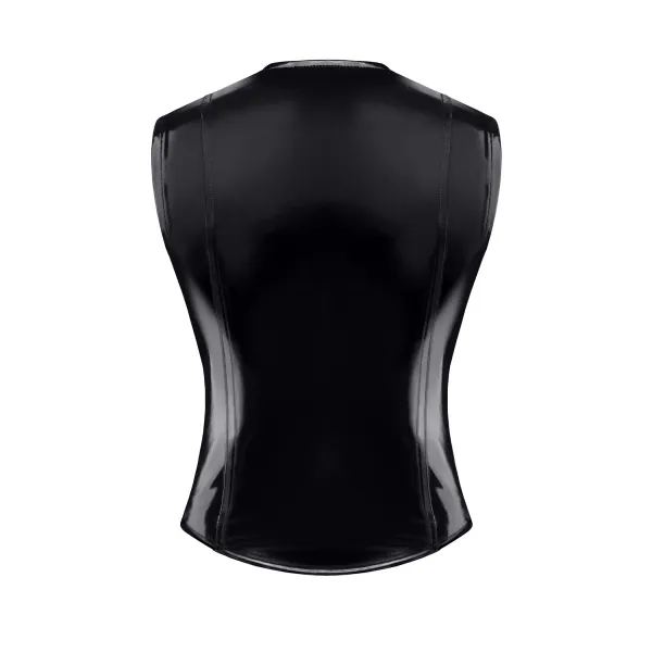 PVC Herren Weste RMTaddeoRBW schwarz von Pride Festih Line | Fesselliebe.de