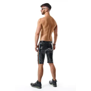 Herren PVC Shorts RMUmbertoRBW schwarz von Pride Festih Line
