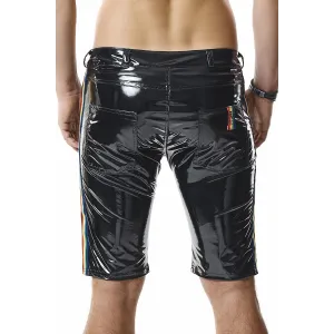 Herren PVC Shorts RMUmbertoRBW schwarz von Pride Festih Line