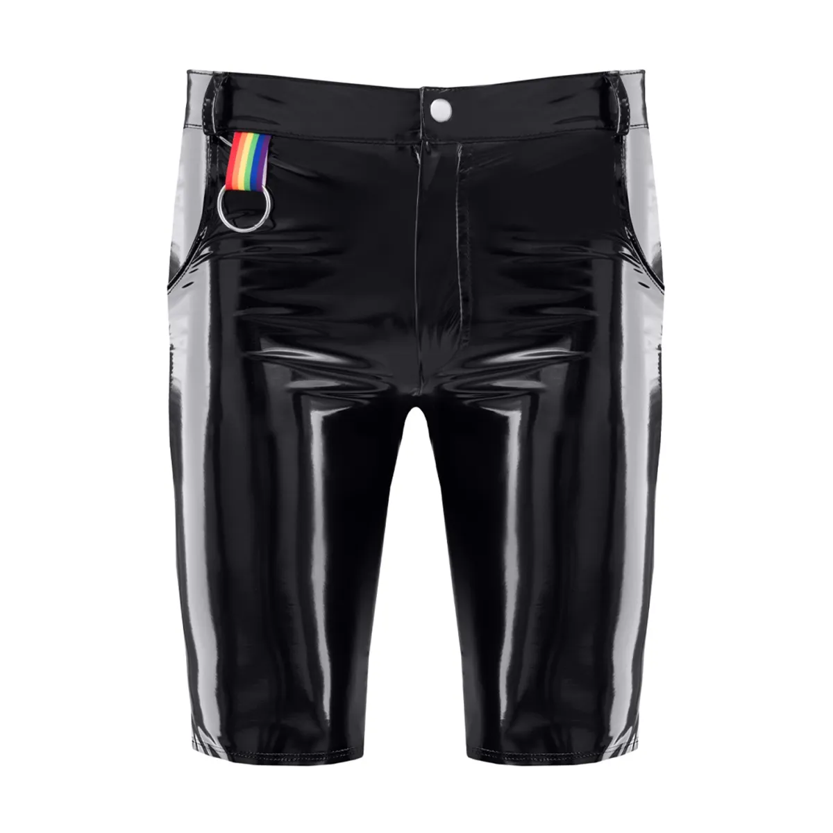 Herren PVC Shorts RMUmbertoRBW schwarz von Pride Festih Line | Fesselliebe.de
