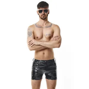 Herren PVC Shorts RMFabianoPVC schwarz von nextGEN Collection | Fesselliebe.de