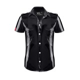 PVC Herren T-Shirt RMLeonardoPVC schwarz nextGEN Collection | Fesselliebe.de