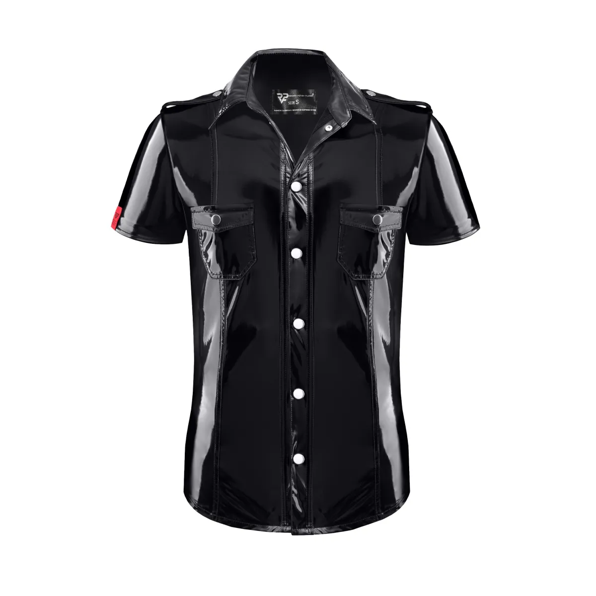 PVC Herren T-Shirt RMLeonardoPVC schwarz nextGEN Collection | Fesselliebe.de