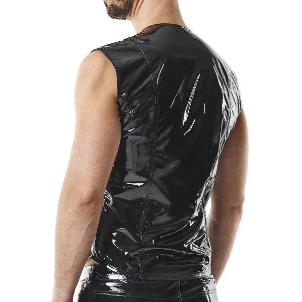 PVC Herren Weste RMOtelloPVC schwarz von nextGEN Collection | Fesselliebe.de