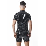 PVC Herren Polo Shirt RMRoccoPVC schwarz von nextGEN Collection | Fesselliebe.de