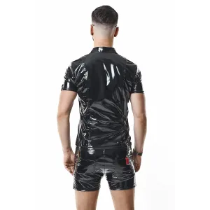 PVC Herren Polo Shirt RMRoccoPVC schwarz von nextGEN Collection