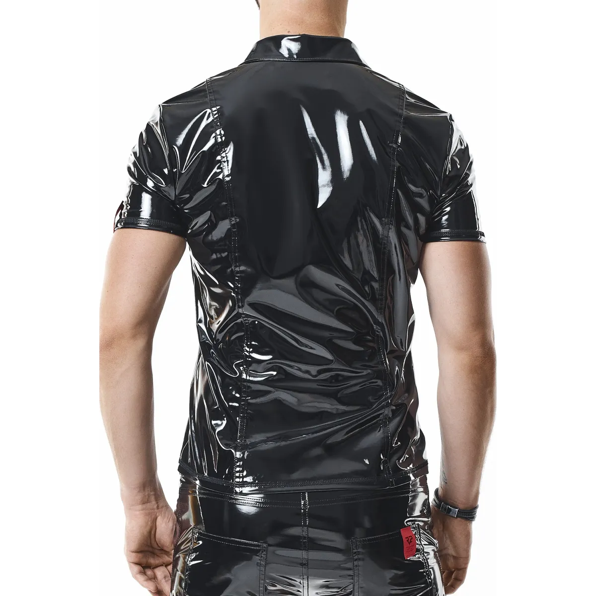 PVC Herren Polo Shirt RMRoccoPVC schwarz von nextGEN Collection | Fesselliebe.de