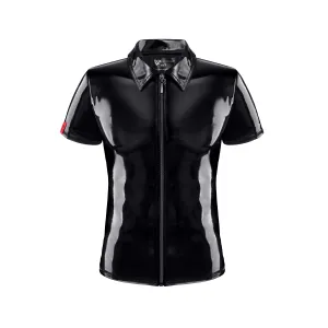 PVC Herren Polo Shirt RMRoccoPVC schwarz von nextGEN Collection