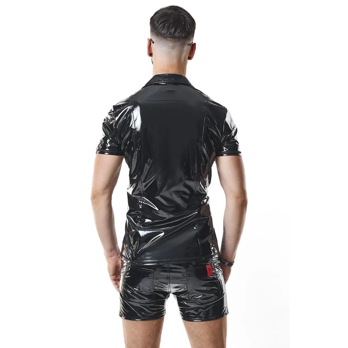 PVC Polo Shirt RMRodolfoPVC schwarz von nextGEN Collection | Fesselliebe.de