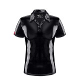 PVC Polo Shirt RMRodolfoPVC schwarz von nextGEN Collection | Fesselliebe.de