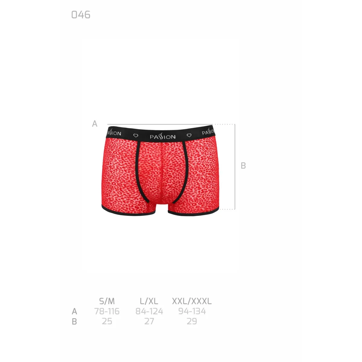Rote Herren Shorts 046 von Passion | Fesselliebe.de