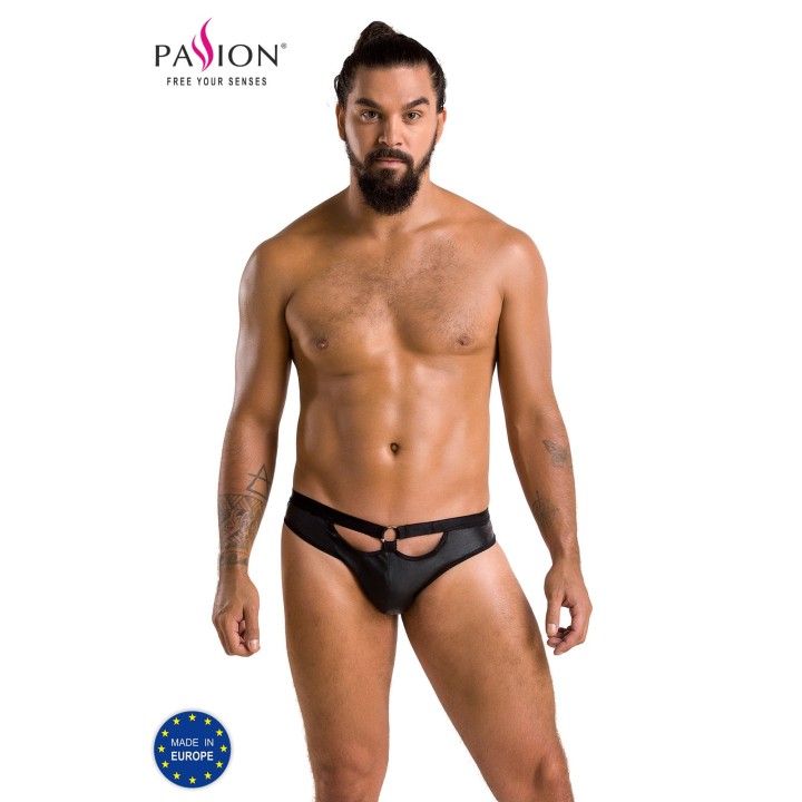 Schwarzer Männer Slip ouvert 041 von Passion | Fesselliebe.de
