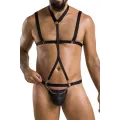 Schwarzes Harness Set 039 von Passion